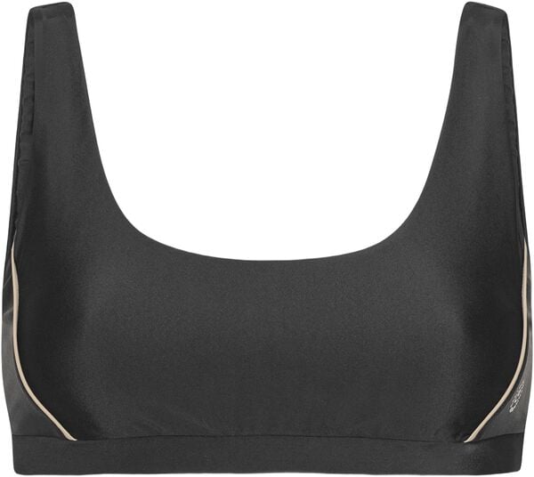 Agung Colorblock sporty bikini top - Nero