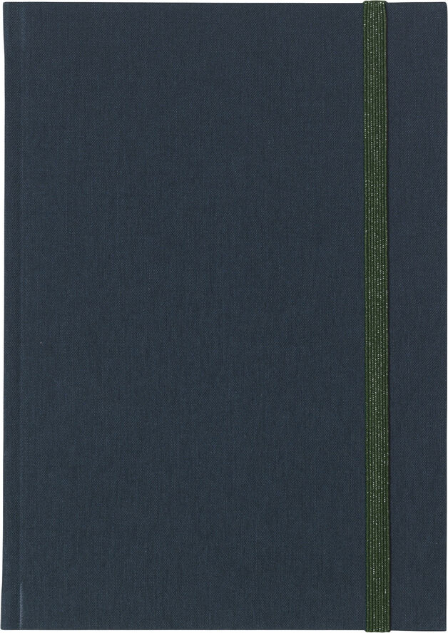 BEA, Notebook med elastik bånd, Dark blue