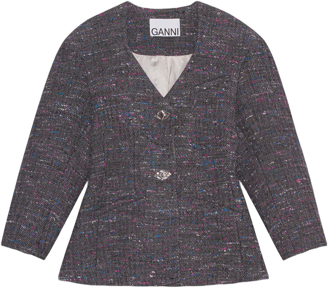 Figursydd blazer i ull