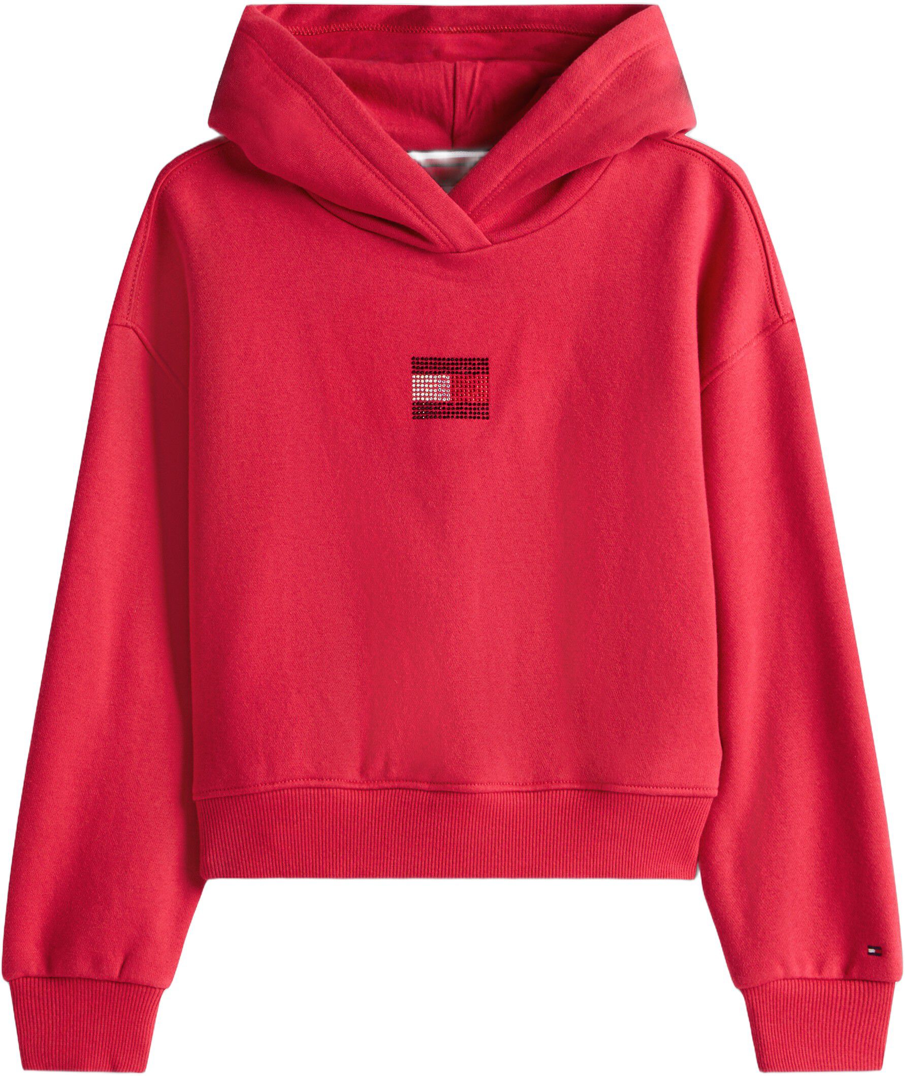 RHINE STONE FLAG HOODIE