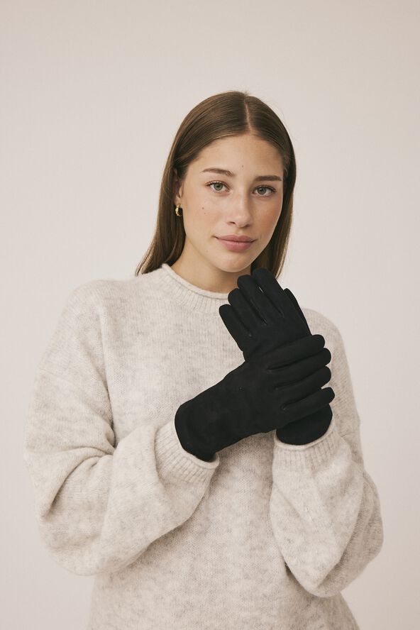 Maya 4 Ruskinds handske - 100% ruskind LWG