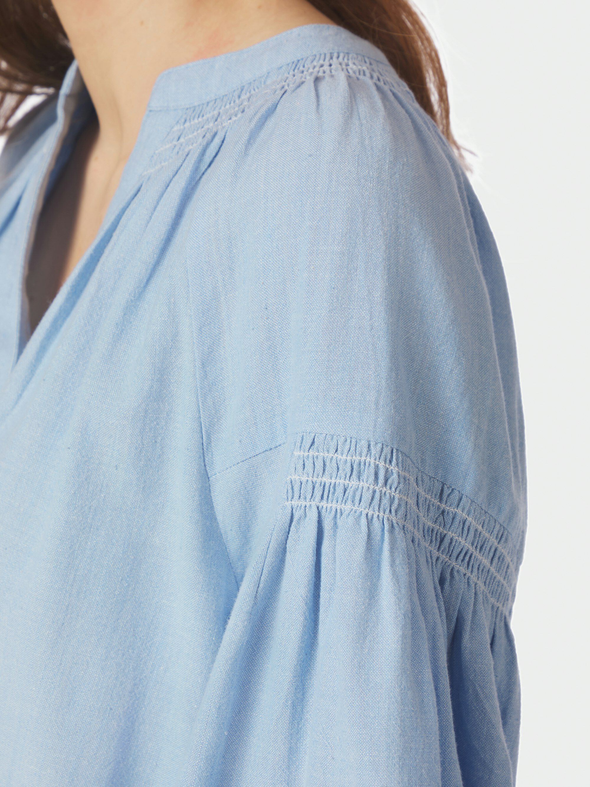 Celise Chambray Blouse