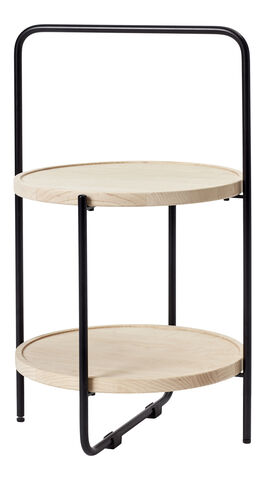 Mini tray table Ø36 cm - Black frame