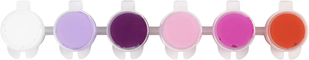 Plus Color Hobbymaling, lilla/pink harmoni, 6x5ml.