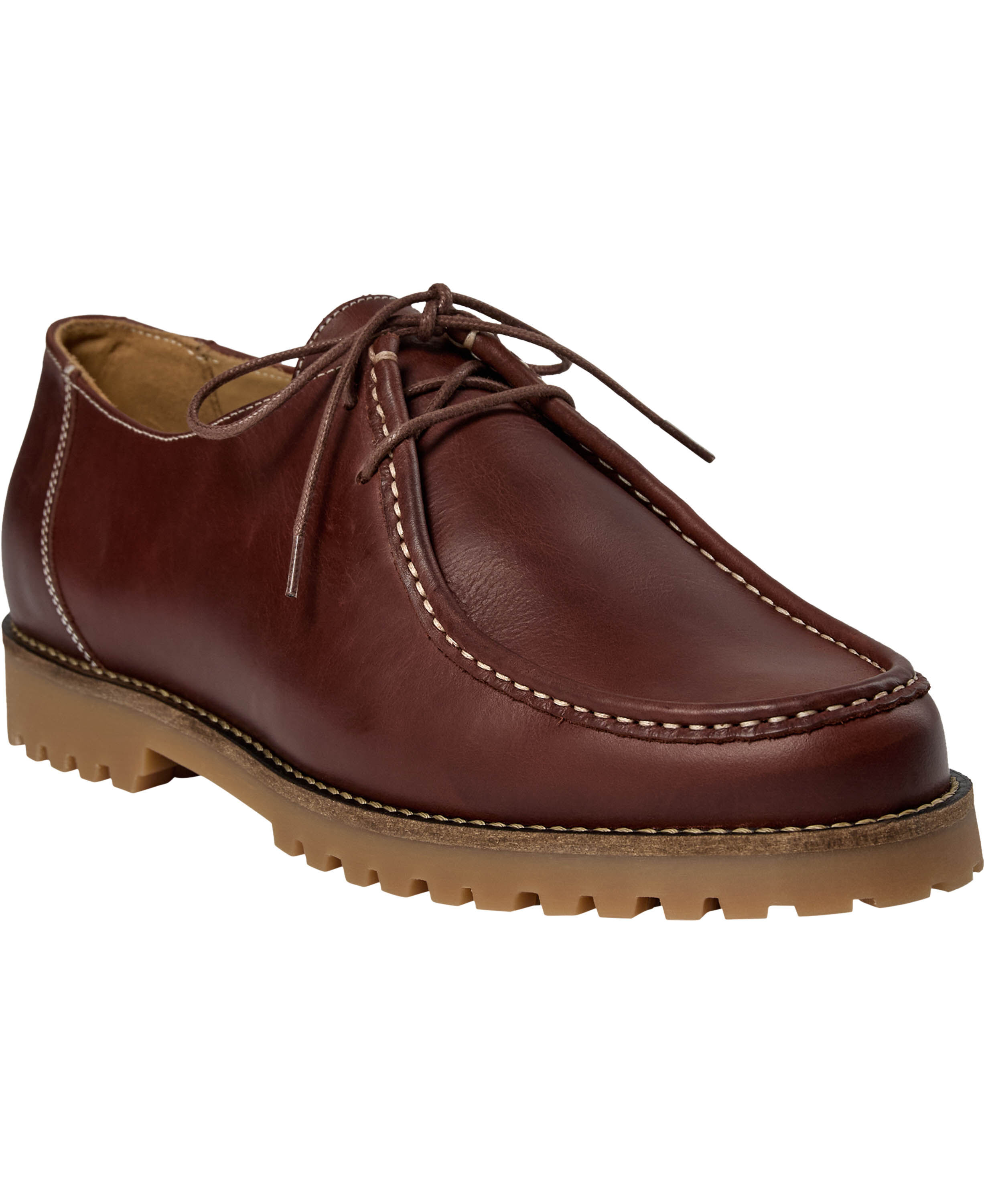 Ollie Moc Toe - Brown Leather