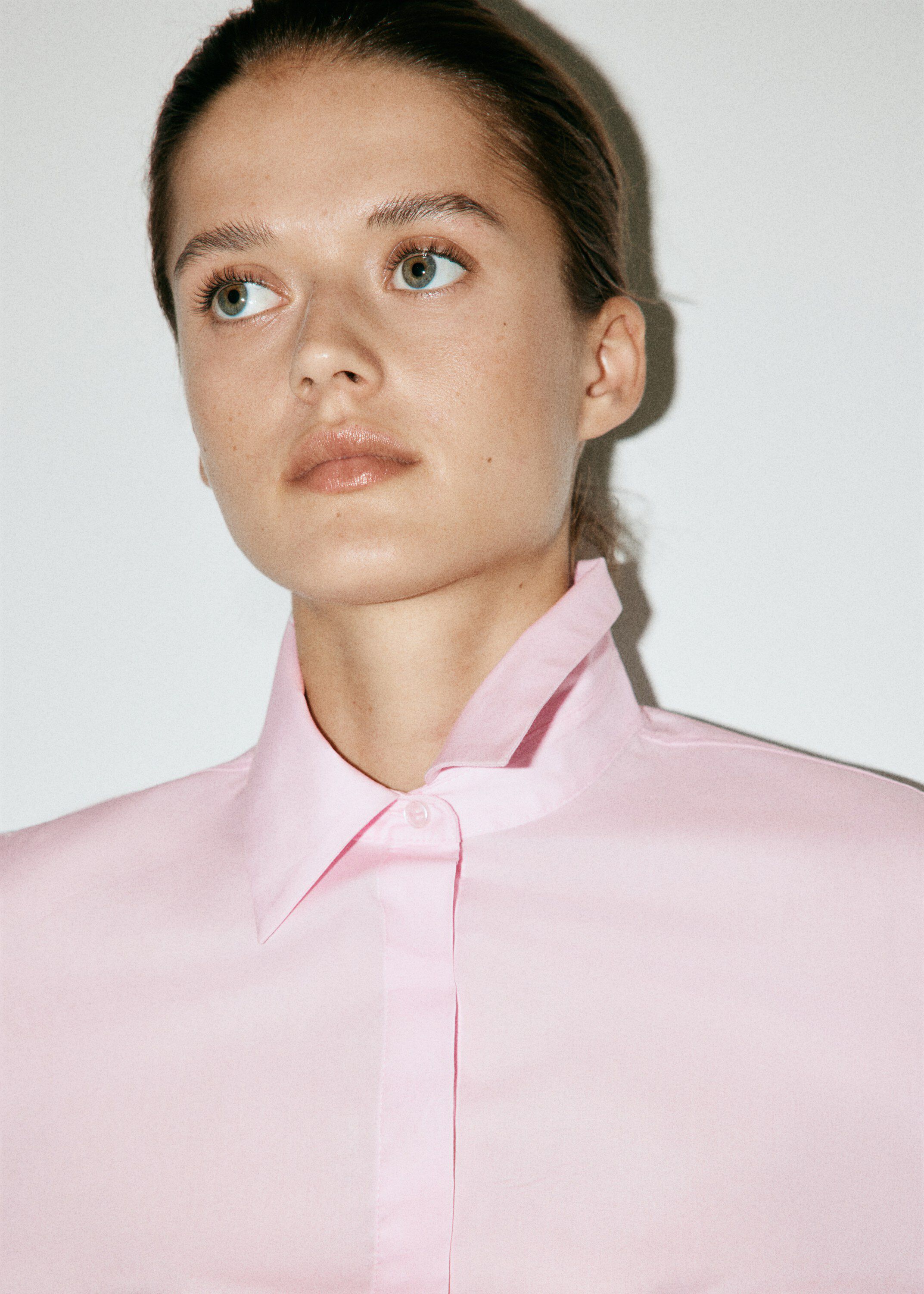 Slim-fit poplin shirt