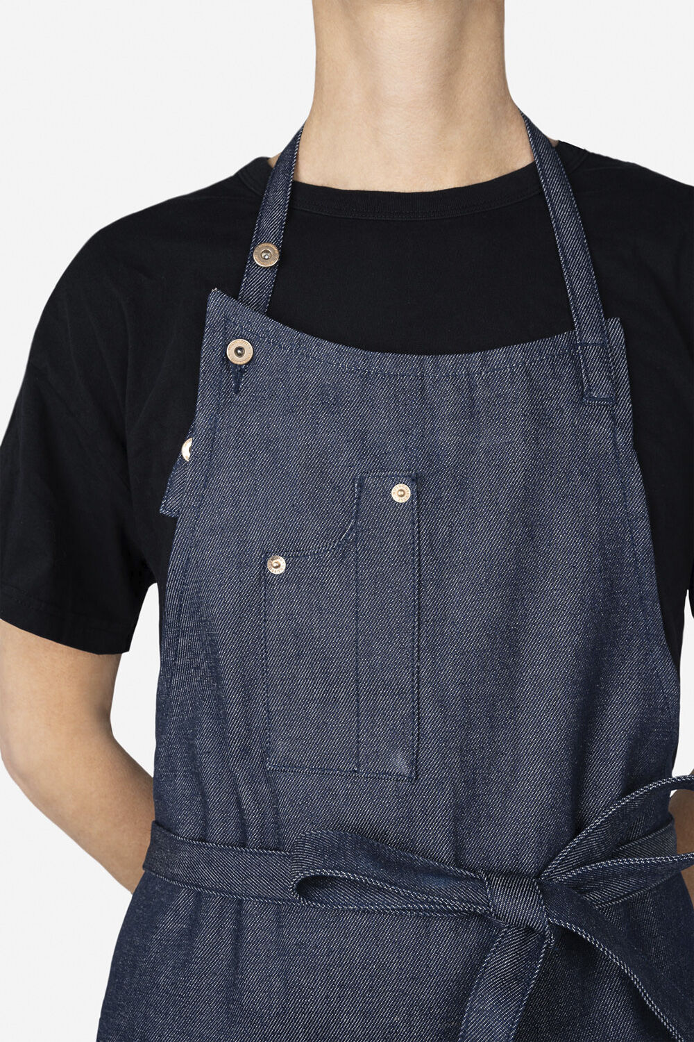 Five Pockets Apron , Comfort Fit, Denim Brut