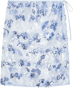 Sequin Wrap Skirt