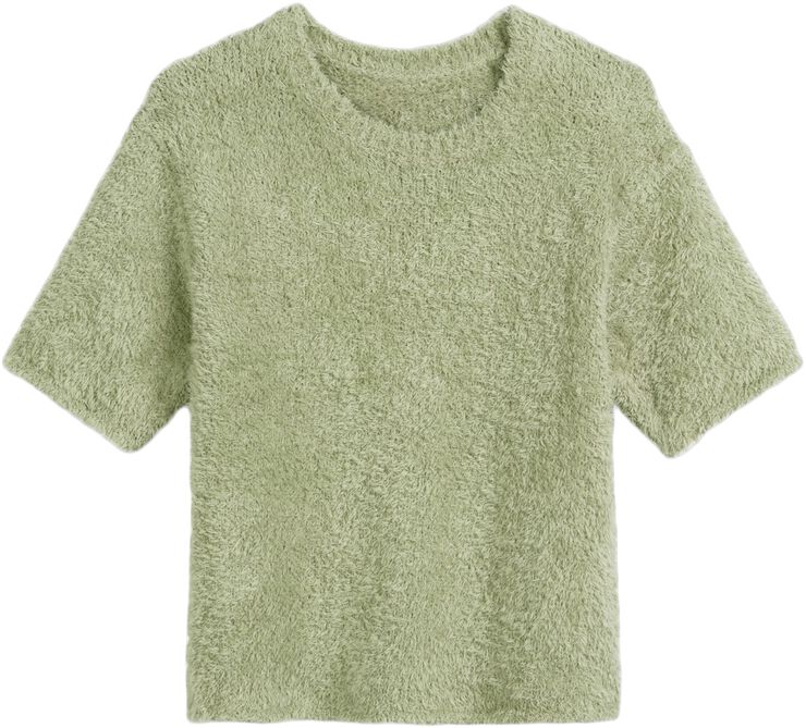 Pullover, shortsleeve, round-neck