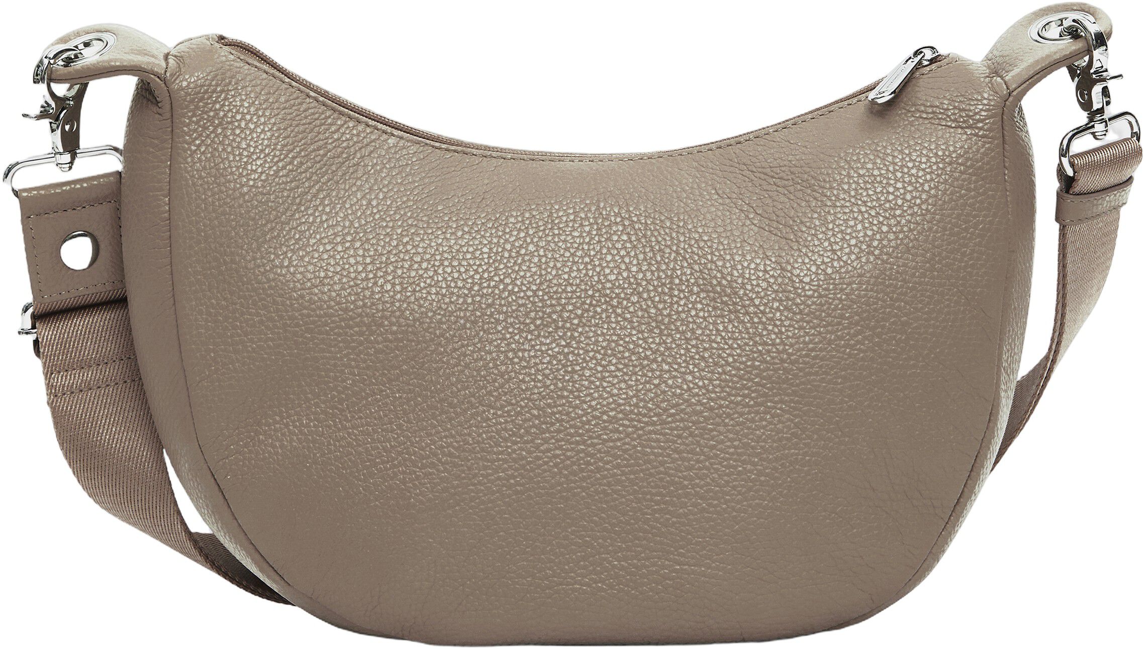 MELLOW LEATHER HOBO / WARM TAUPE