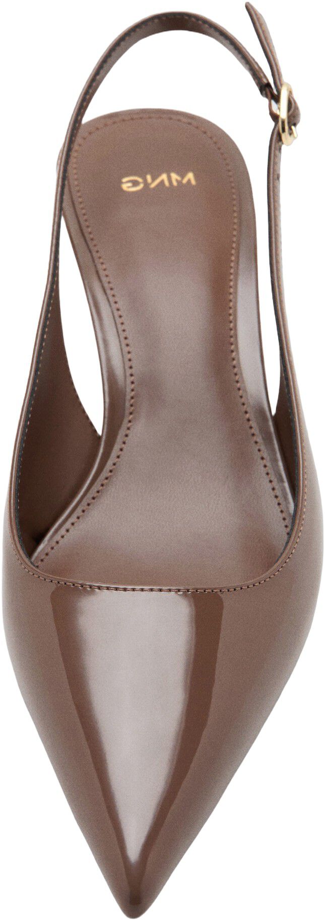 Kitten-heel pointed shoes