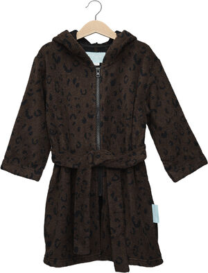 Bathrobe - Leopard Brown 1-2 years
