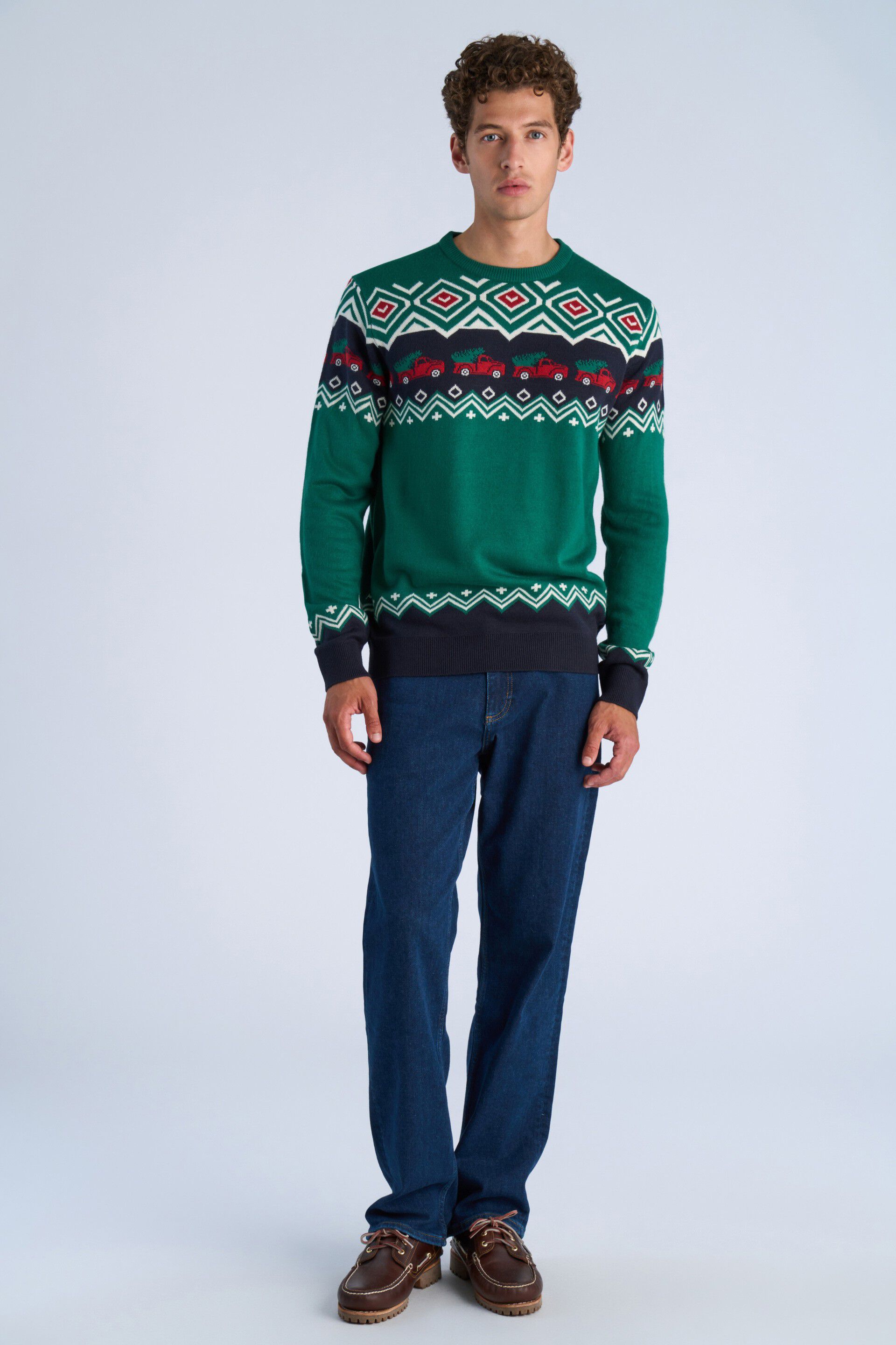 Christmas jacquard sweater