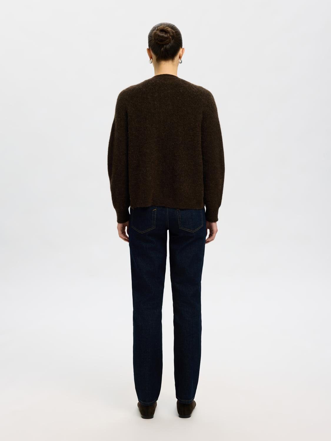 SLFLULU LS KNIT SHORT CARDIGAN NOOS