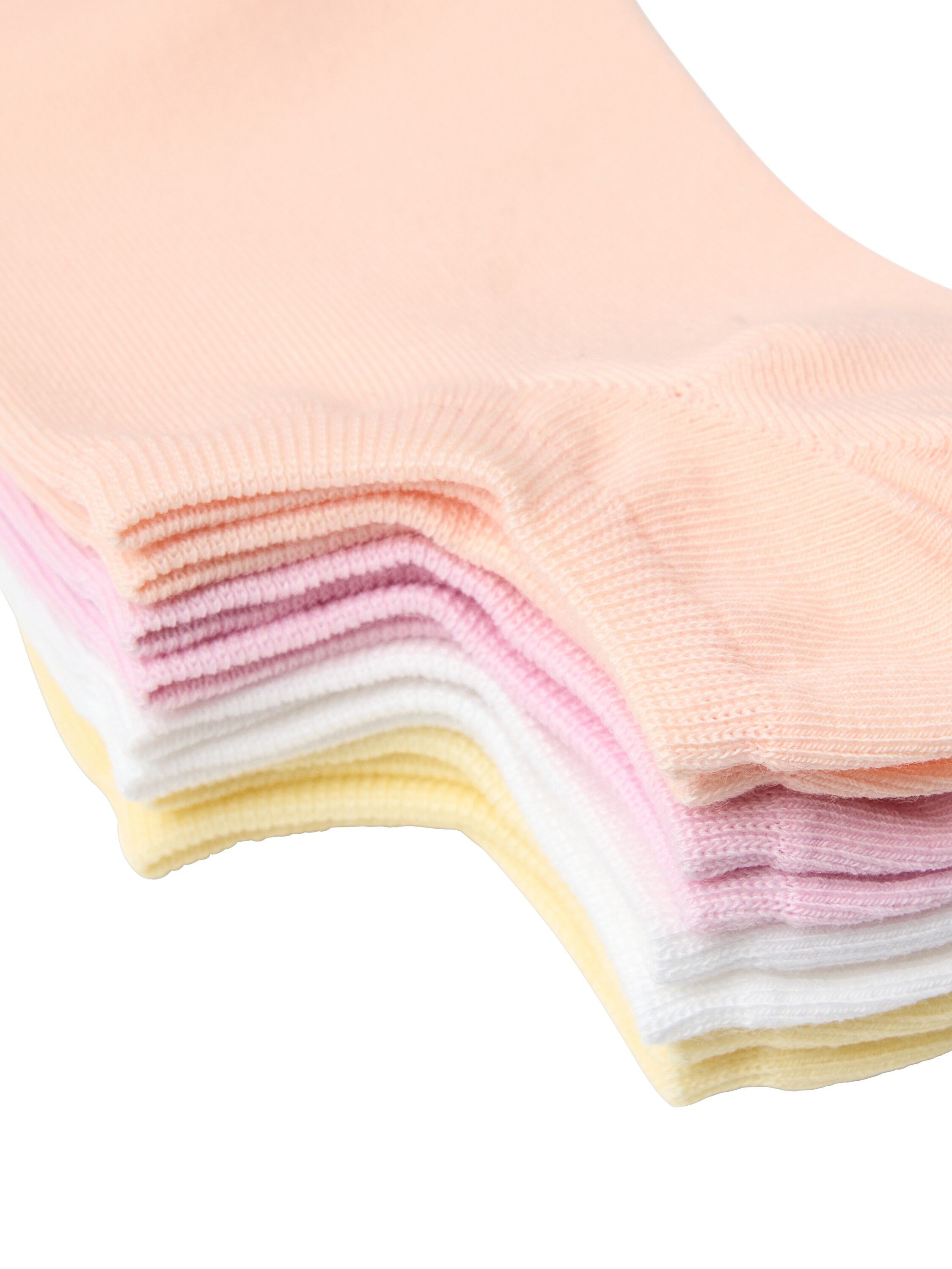 Sock low ankle 4 p pastel colo