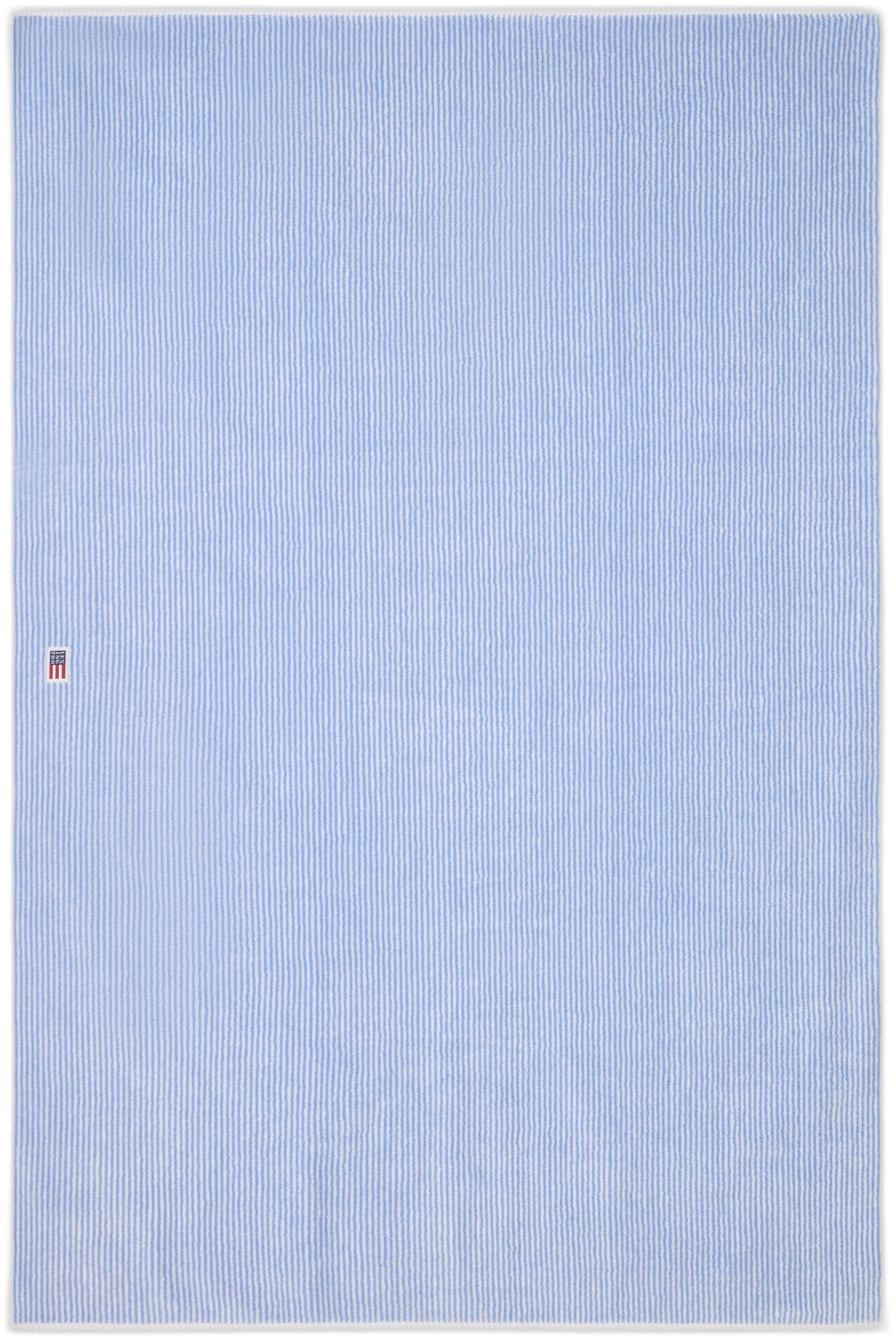 Original Towel White/Blue Striped