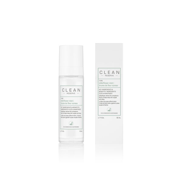 Clean Reserve Hair & Body Elderflower Face Mist