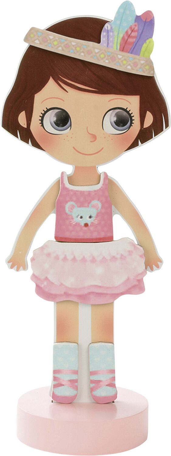 Vilac - P&aring;kl&aelig;dningsdukke - Magnetisk