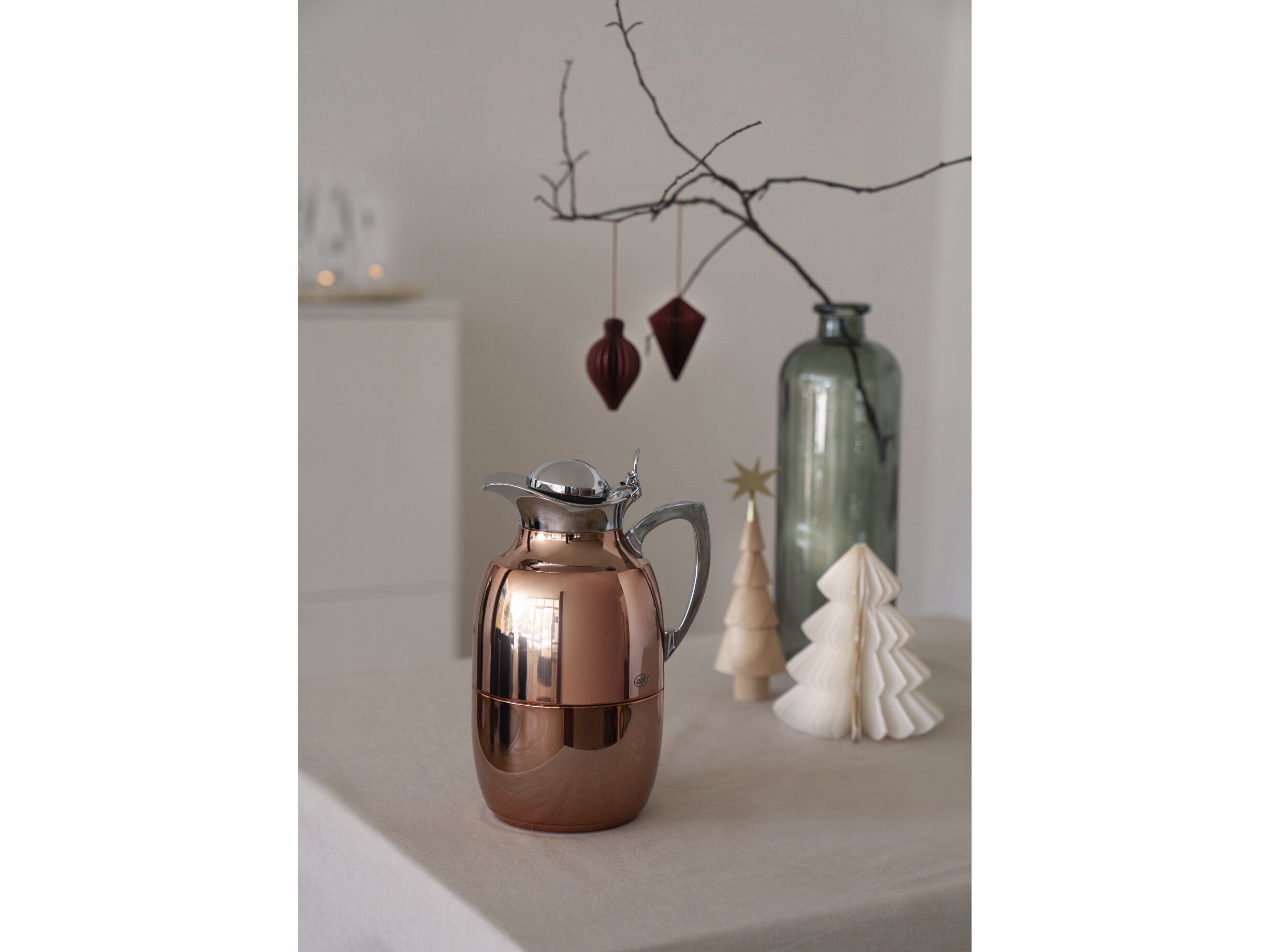 Termoskanna Juwel 1 liter Koppar Rostfrit st&aring;l