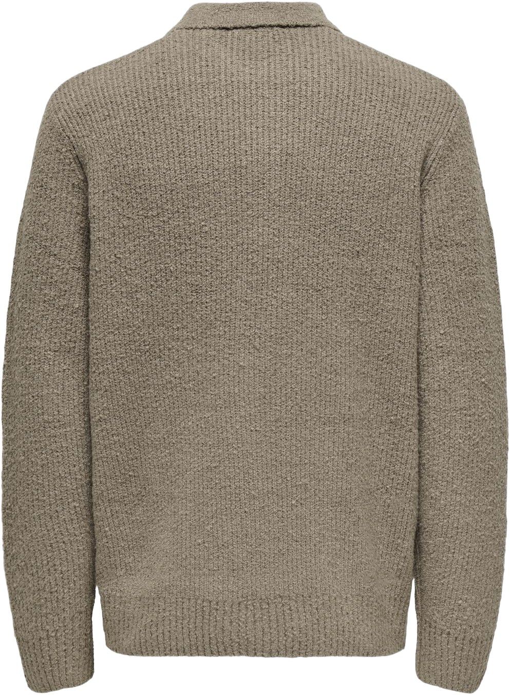 ONSDALE LIFE RLX LS POLO KNIT