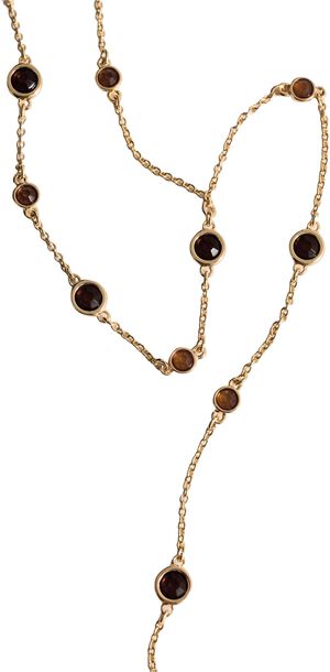 Long triple necklace