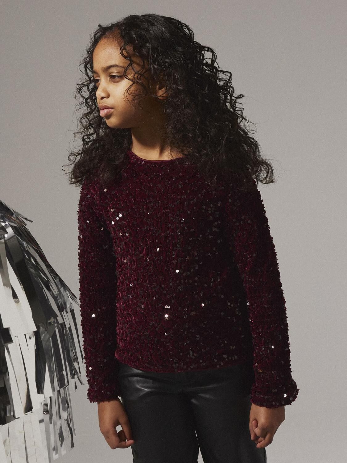 Nkfrusitta Ls Bow Blouse