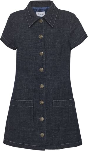 Wool Denim Dress - Gayane