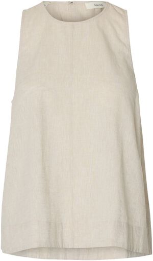 SLFLUISA SL LINEN BLEND TOP NOOS