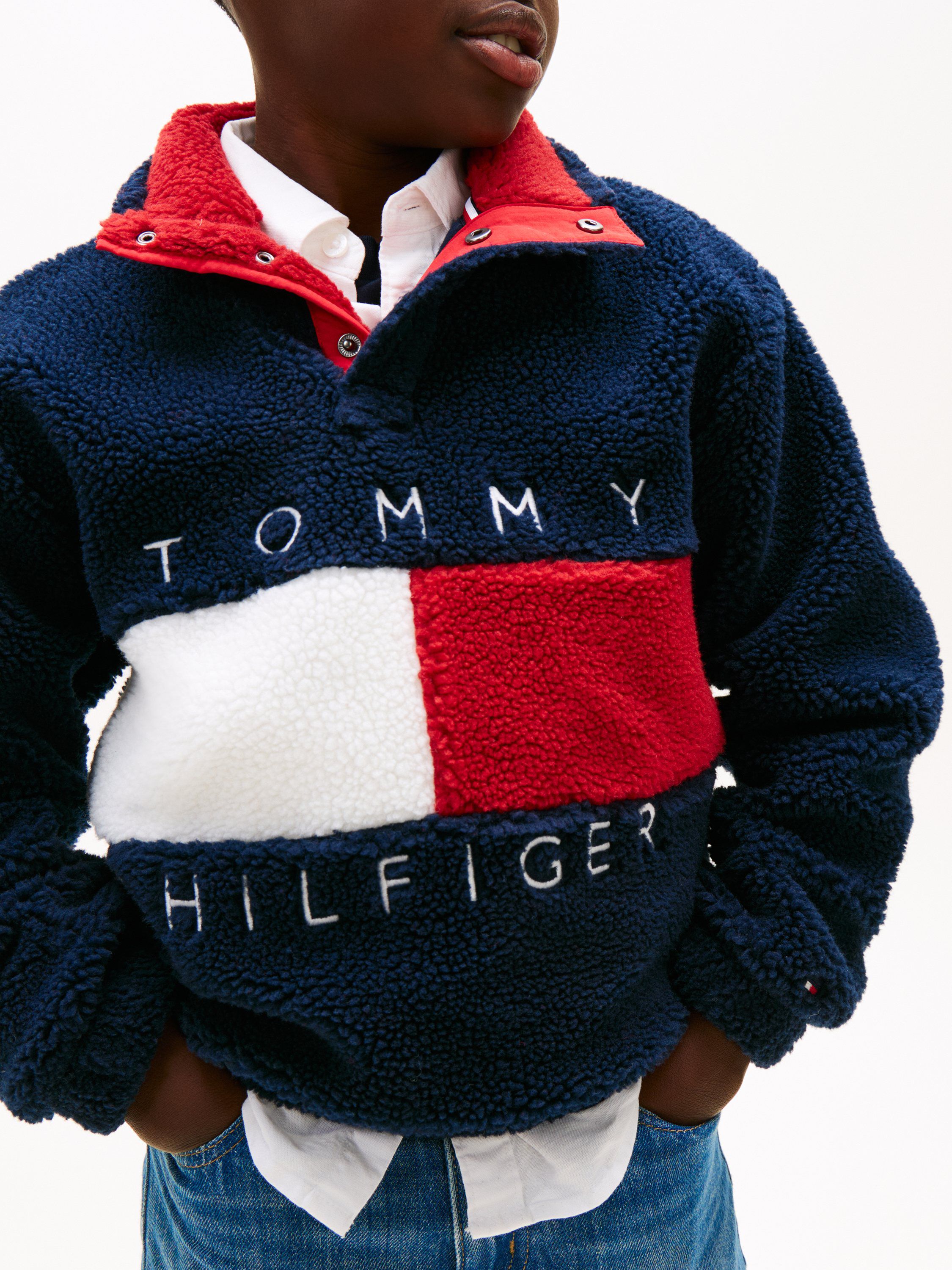 Heritage Flag Teddy Fleece Sweatshirt