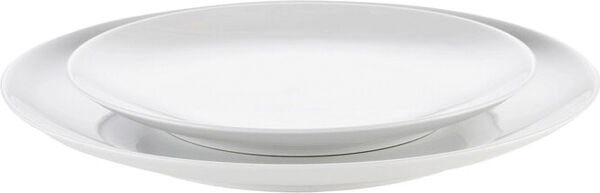 "Tallerken flat Cecil 28 cm Hvit"
