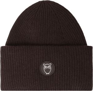 Wool badge beanie