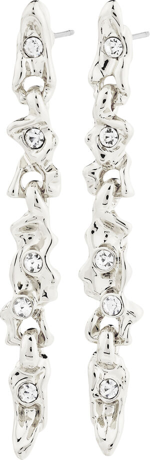 SUNSET crystal earrings silver-plated