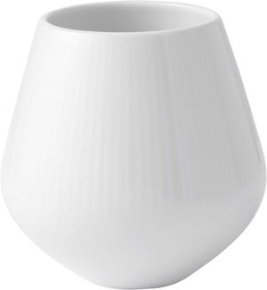 HVID RIFLET VASE 12 CM