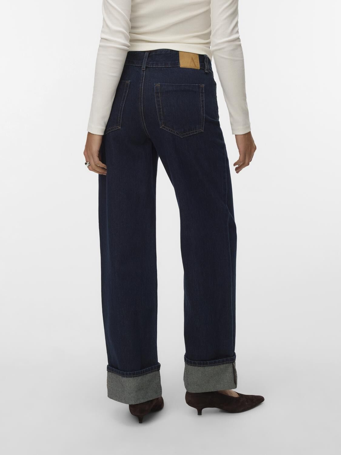 Awrena Mr Wide Fold Up Jeans Li3136