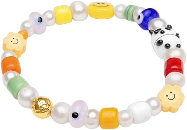 Men's Panda Pearl Bracelet