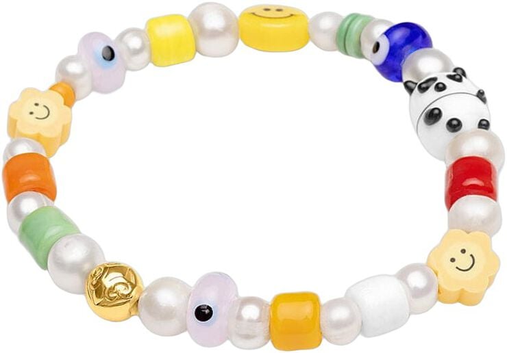 Men's Panda Pearl Bracelet