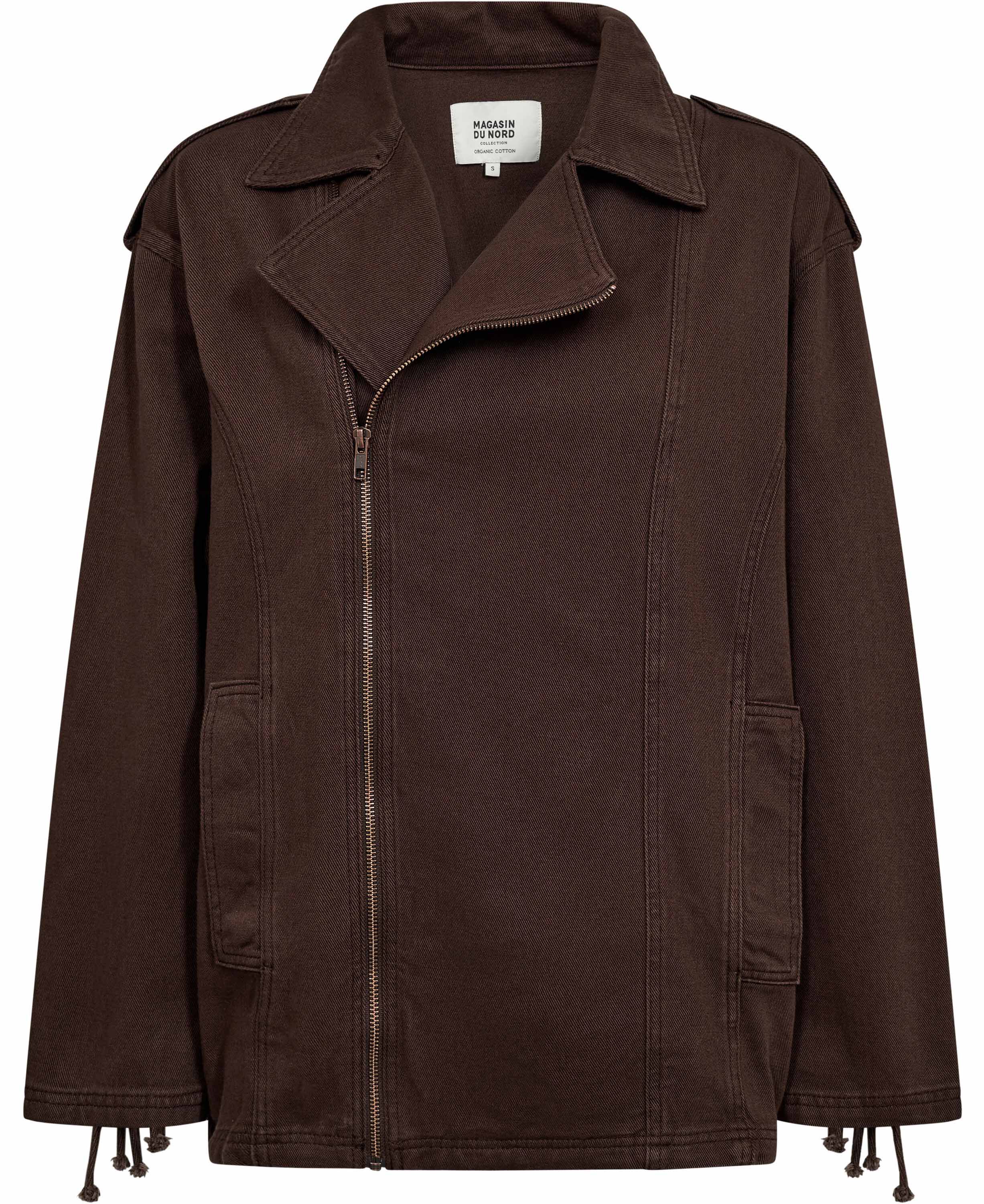 Emma 8 Biker jacket with fringes - GOTS