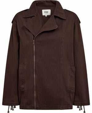 Emma 8 Biker jacket with fringes - GOTS