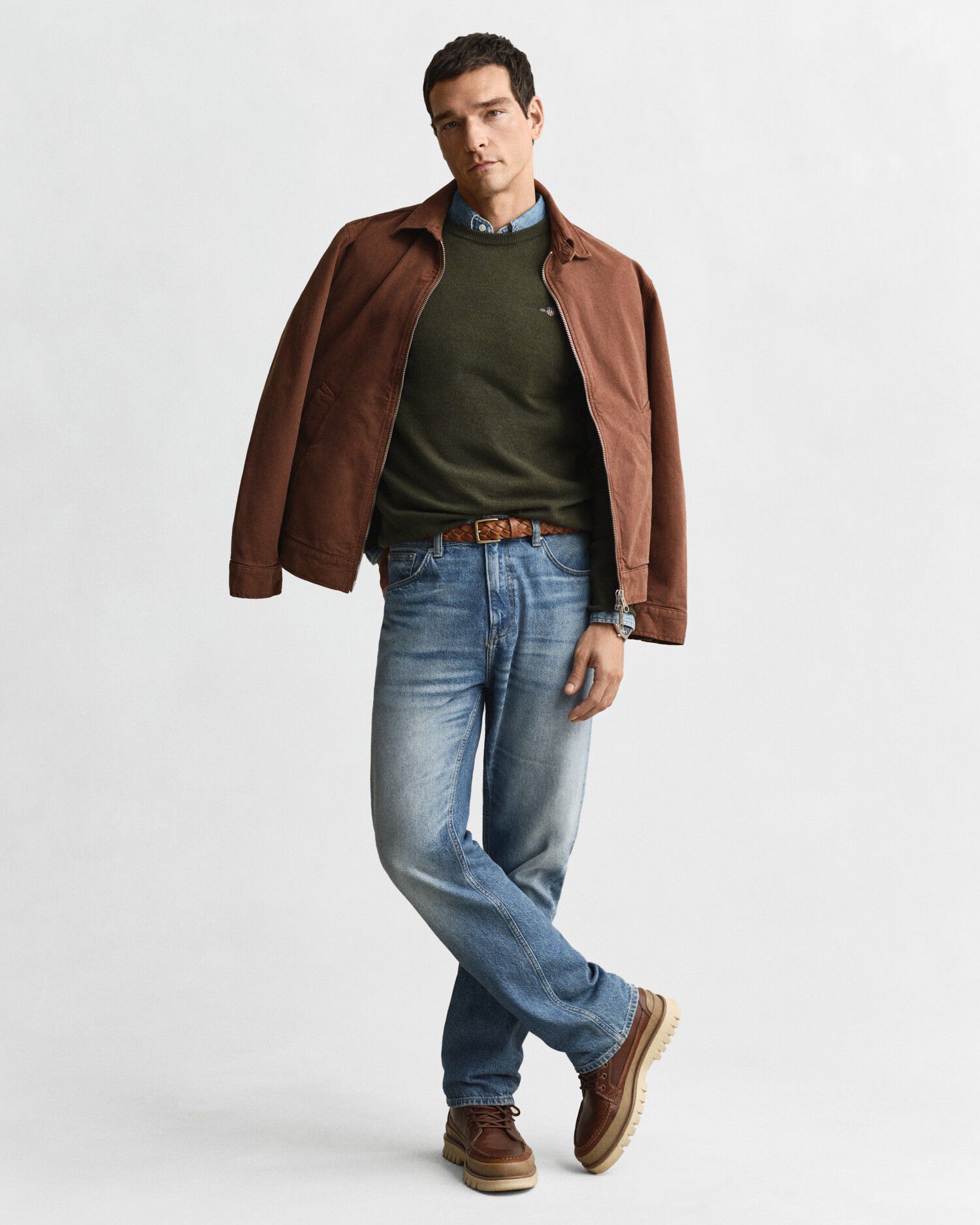 SUPERFINE LAMBSWOOL C-NECK