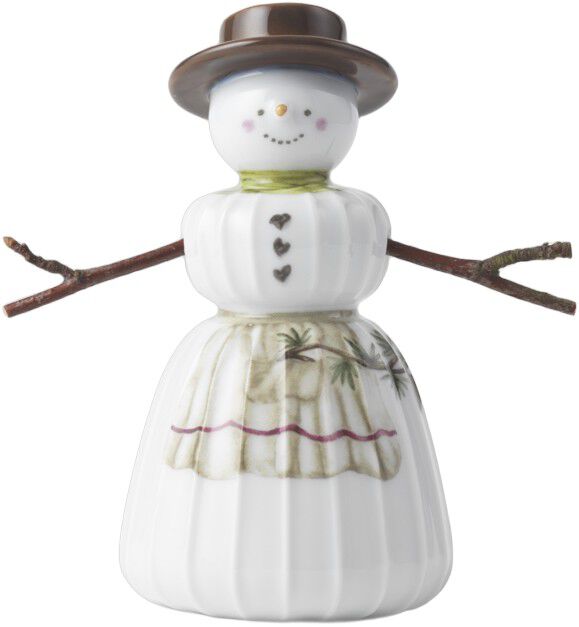 Hammersh&oslash;i Christmas Sn&ouml;gumma H11 vit m. deko