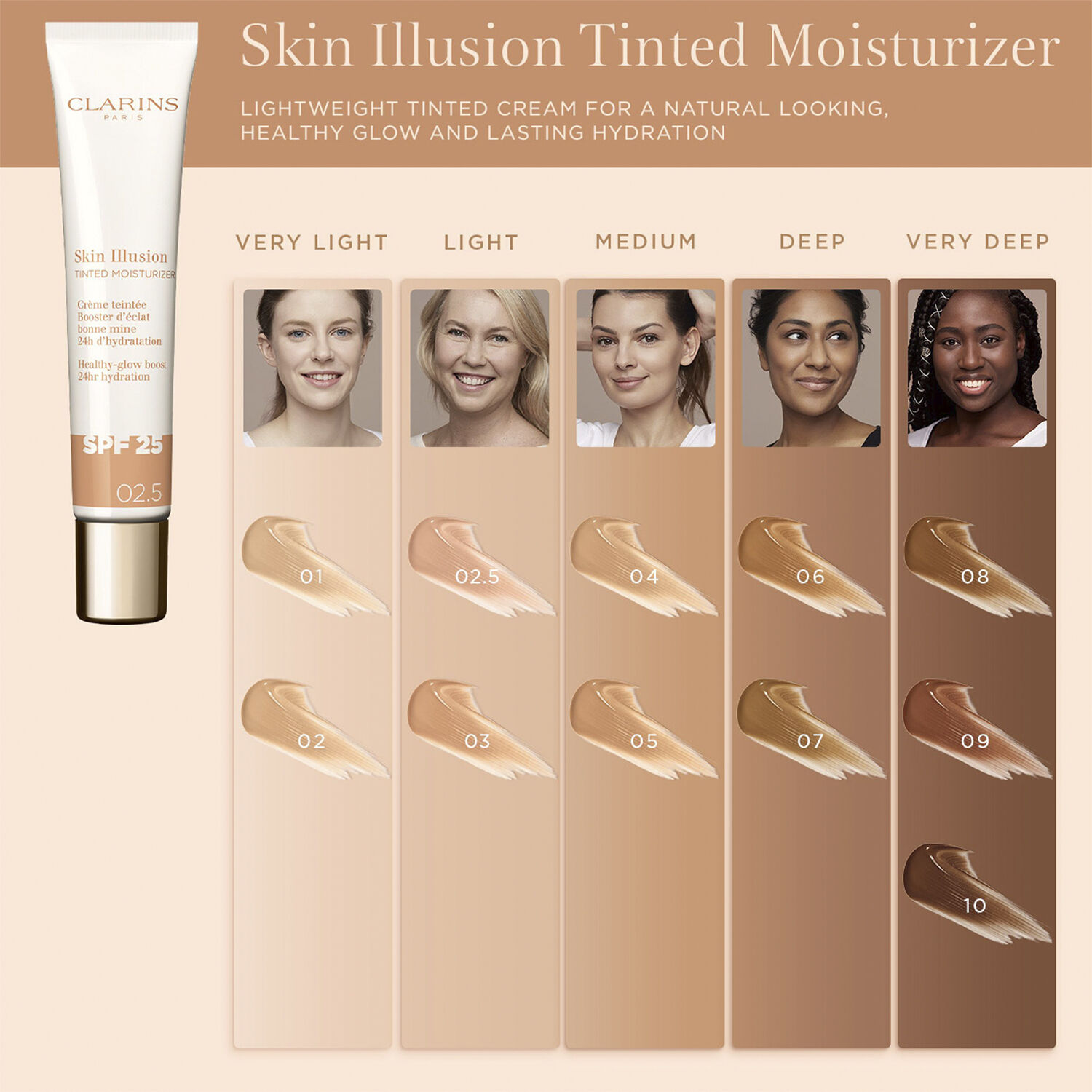 Skin Illusion Tinted Moisturizer SPF 25
