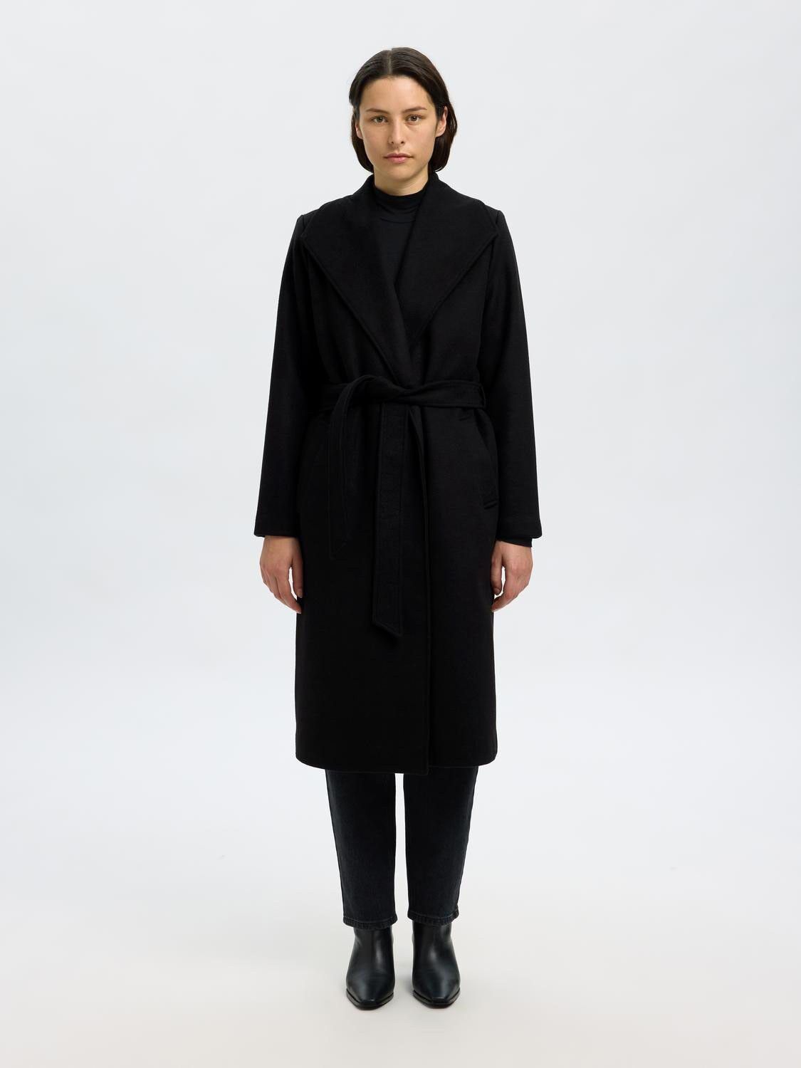 SLFROSA WOOL BLEND COAT NOOS