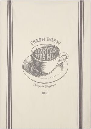 Fresh Brew Printed Org Cotton Kitchen Towel