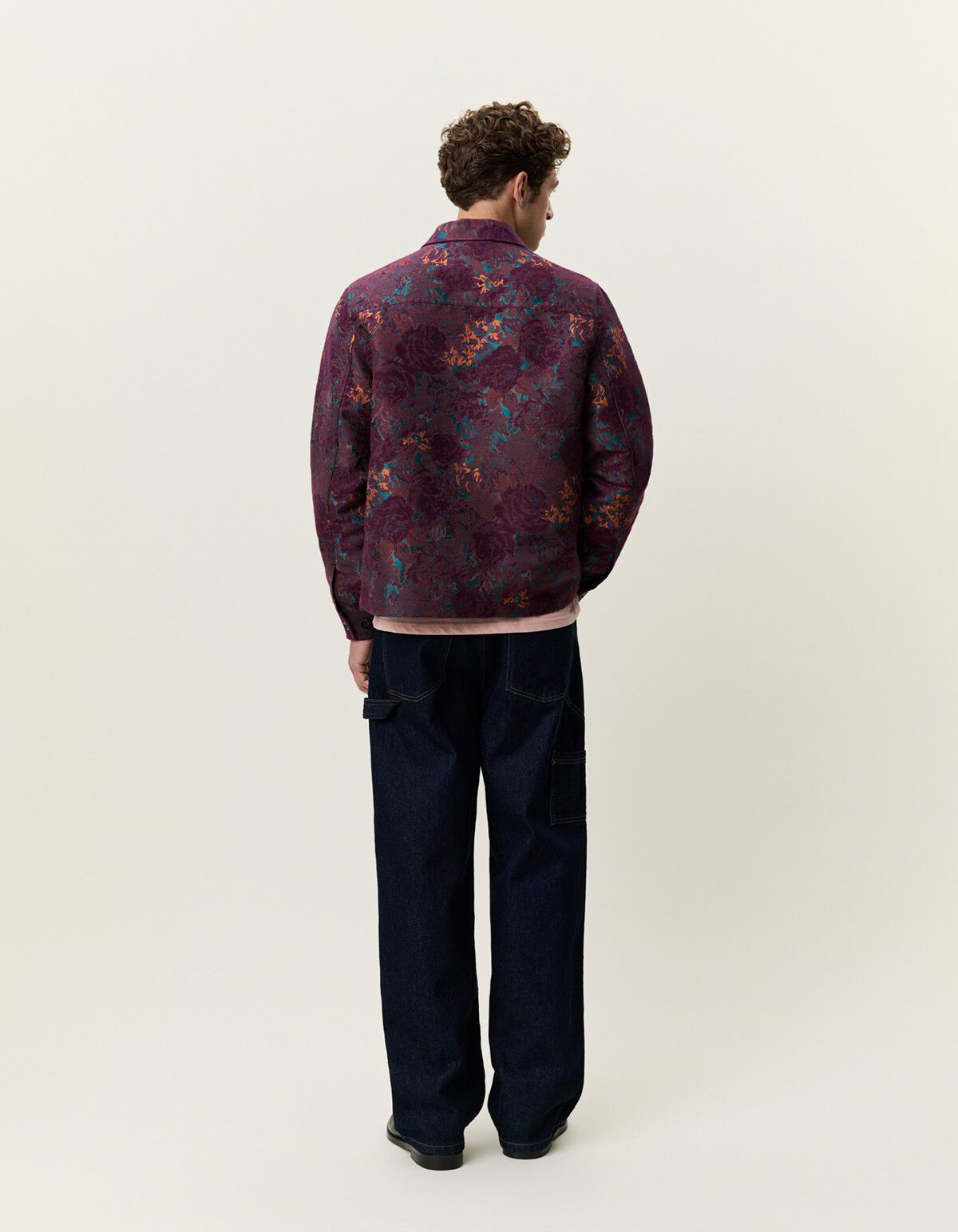 Leaves Jacquard Overshirt