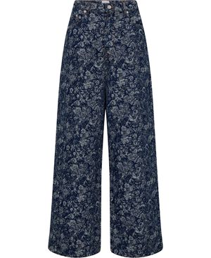 Tapestry Denim Baggy Jeans