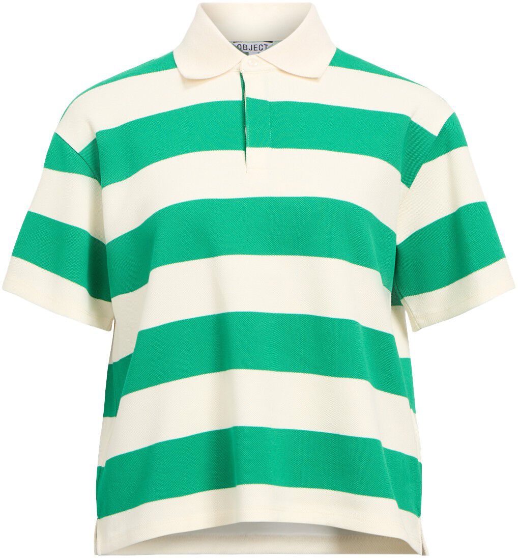 OBJMILLIE S/S LO BOXY POLO E SP 25