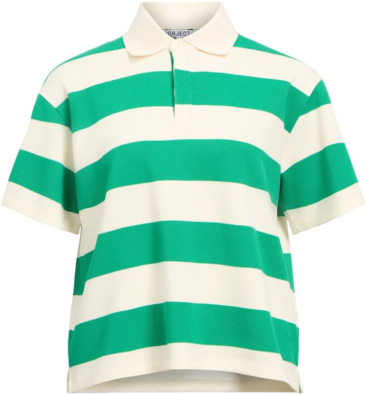 OBJMILLIE S/S LO BOXY POLO E SP 25