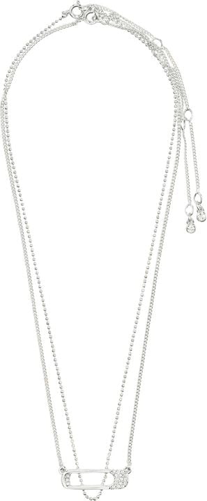 INSTANT necklace, 2-in-1 set, silver-plated