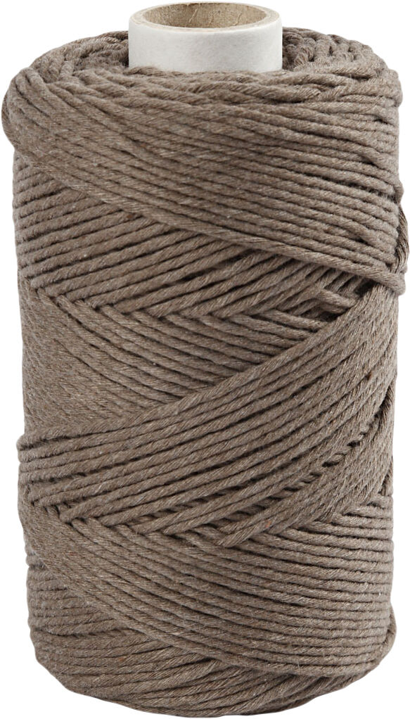 Macram&eacute; snor, L: 198 m, diam. 2 mm.