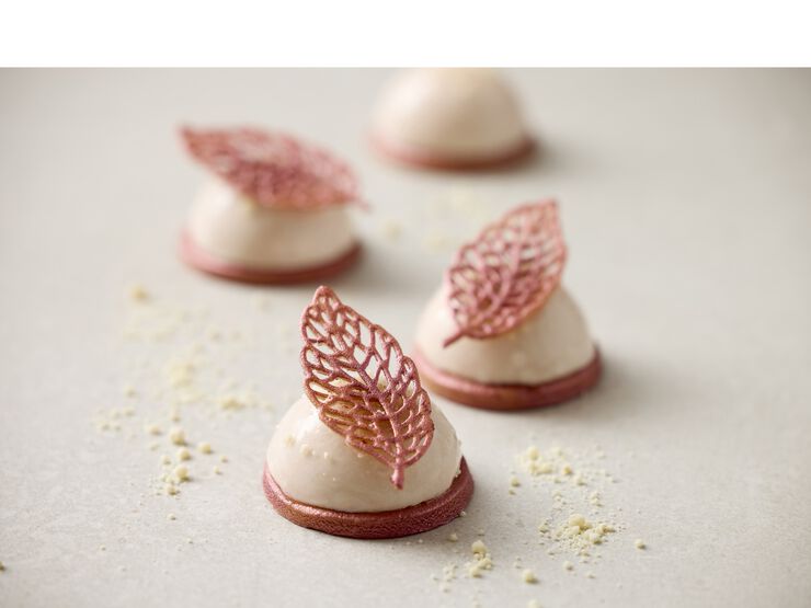 Tuile form Blad Latte Silikon